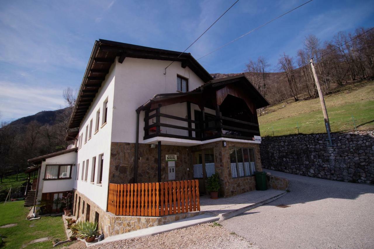Apartmaji Berginc Kobarid Exteriér fotografie